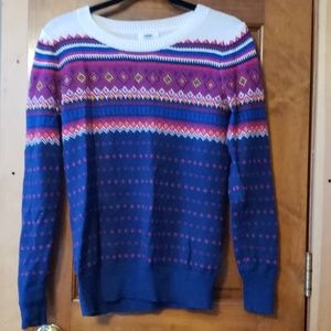 Old navy fair isle sweater